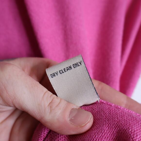 FJALL Cashmere Tank Sweater Pink Round Neck Lightweight Casual Women's XL - Picture 10 of 10